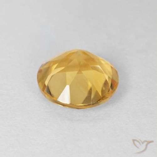 Citrino Oro naturale da 1.58 ct, Rotondo, VVS