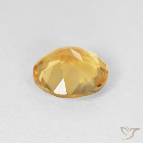Citrino Oro brillante naturale da 1.53 ct, Rotondo, VVS