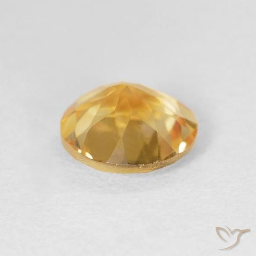Citrino Oro brillante naturale da 1.60 ct, Rotondo, VVS