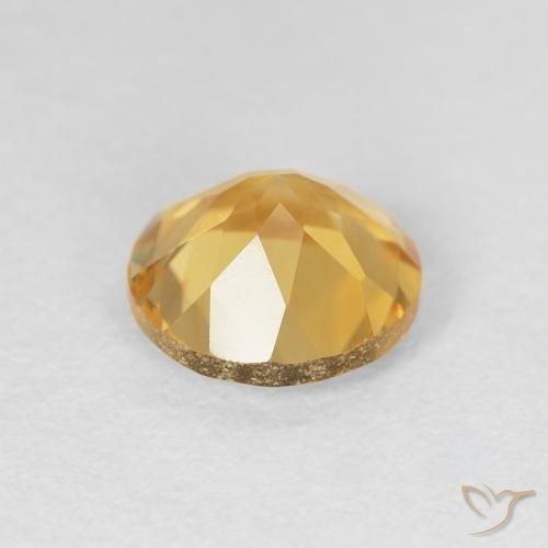 Citrino Dorato naturale da 1.73 ct, Rotondo, VVS