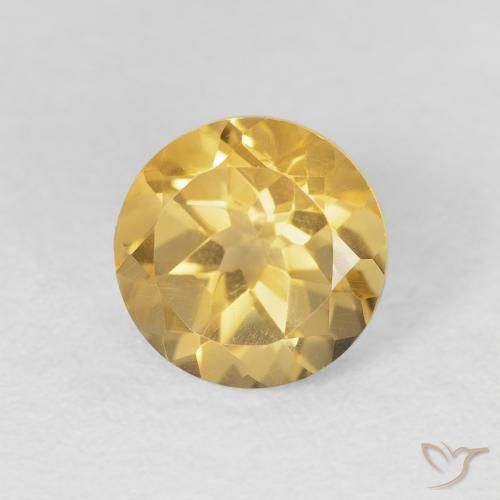 Citrino Oro naturale da 1.97 ct, Rotondo, VVS