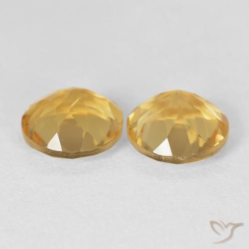Gemme di Citrino Oro medio naturale da 3.76 ct, Rotondo, VVS