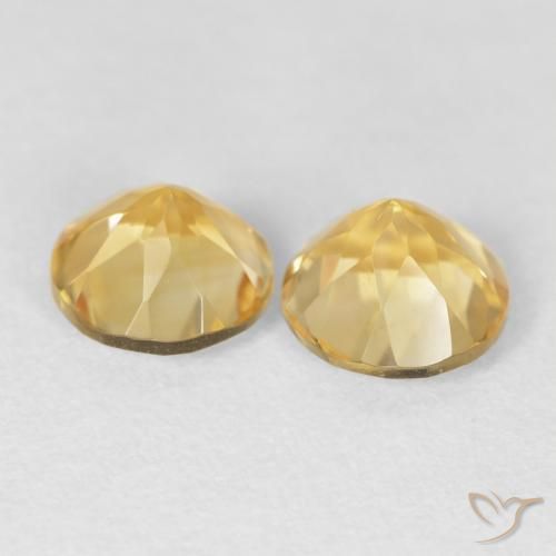 Gemme di Citrino Oro naturale da 2.45 ct, Rotondo, VVS