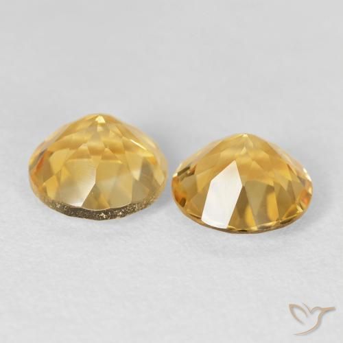 Gemme di Citrino Oro naturale da 3.68 ct, Rotondo, VVS