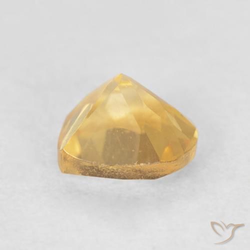 Citrino Oro naturale da 0.74 ct, Cuore, VVS
