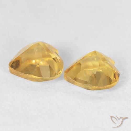 Gemme di Citrino Dorato naturale da 0.88 ct, Cuore, VVS
