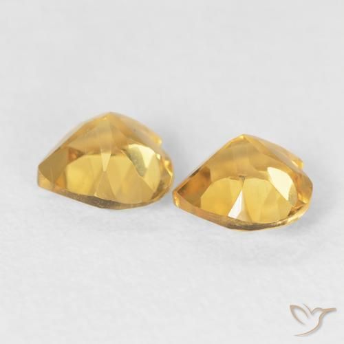 Gemme di Citrino Oro naturale da 0.83 ct, Cuore, VS