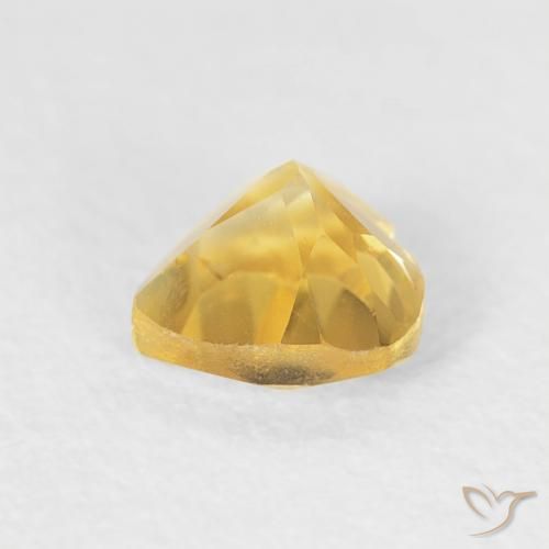 Citrino Oro brillante naturale da 0.47 ct, Cuore, VVS-VS
