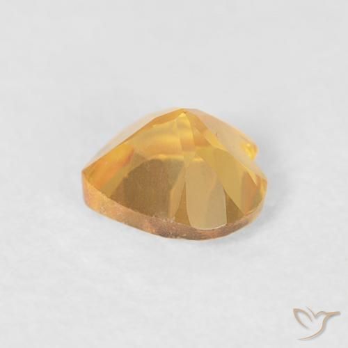 Citrino Oro naturale da 0.41 ct, Cuore, VVS