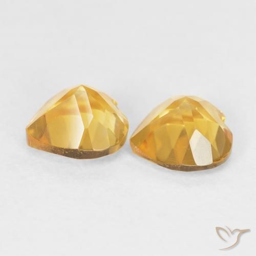 Gemme di Citrino Top Oro naturale da 1.47 ct, Cuore, VVS-VS