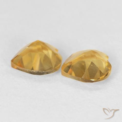 Gemme di Citrino Dorato naturale da 1.14 ct, Cuore, VVS-VS