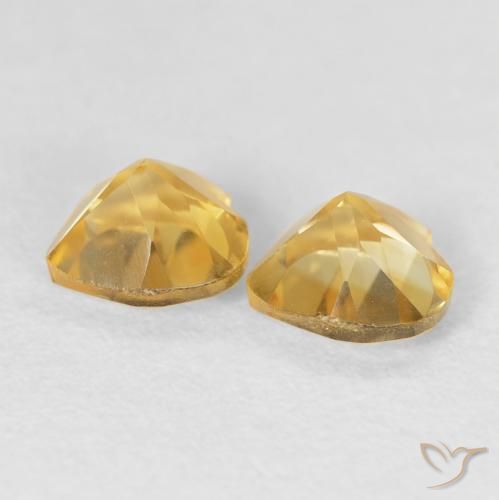 Gemme di Citrino Oro naturale da 1.42 ct, Cuore, VVS-VS
