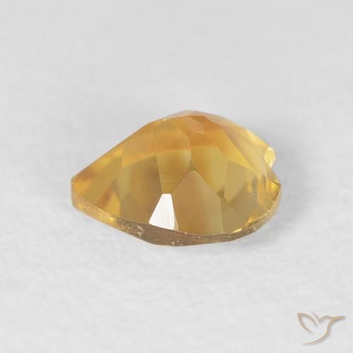 Citrino Oro naturale da 0.66 ct, Cuore, VVS