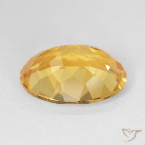 Citrino Arancio dorato naturale da 11.61 ct, Ovale, VVS