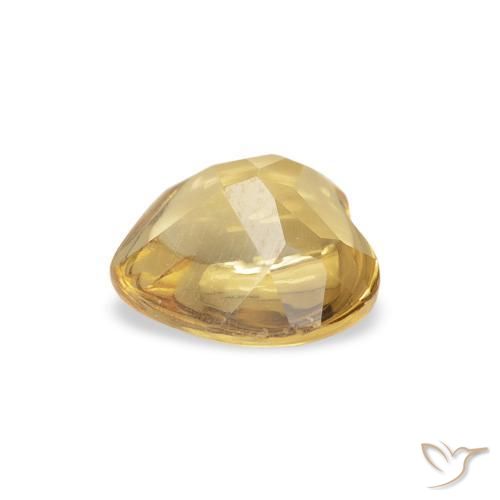 Citrino Oro naturale da 0.74 ct, Cuore, Trasparente