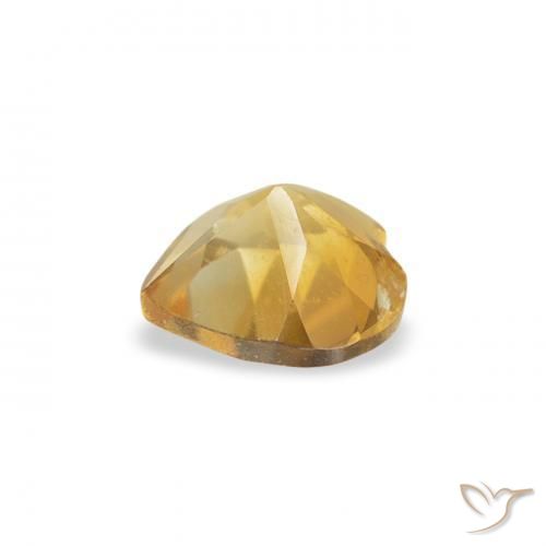 Citrino Dorato naturale da 0.34 ct, Cuore, VS