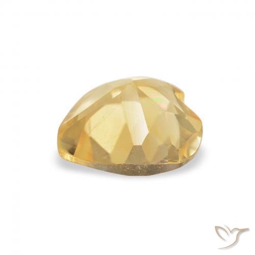 Citrino Oro naturale da 0.57 ct, Cuore, VVS