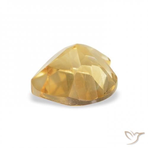 Citrino Oro naturale da 0.84 ct, Cuore, VVS