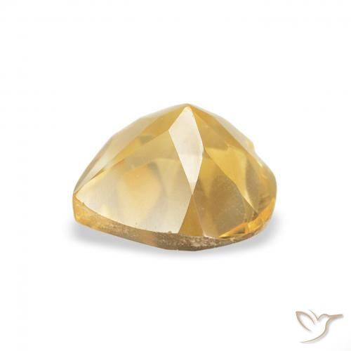 Citrino Oro naturale da 0.69 ct, Cuore, VVS