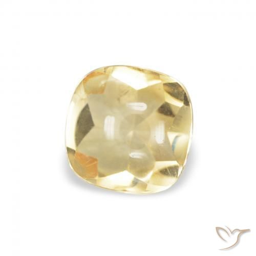 Citrino Oro naturale da 0.57 ct, Cuscino, Trasparente