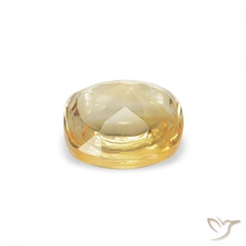 Citrino Dorato naturale da 0.59 ct, Cuscino, Trasparente