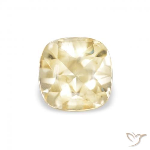 0.66ct Naturale Dorato Citrino, Cuscino, Trasparente