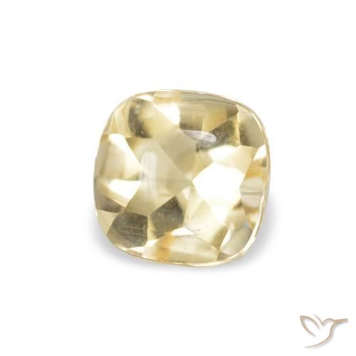 Citrino Dorato naturale da 0.66 ct, Cuscino, Trasparente