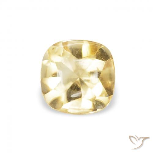 Citrino Dorato naturale da 0.57 ct, Cuscino, Trasparente