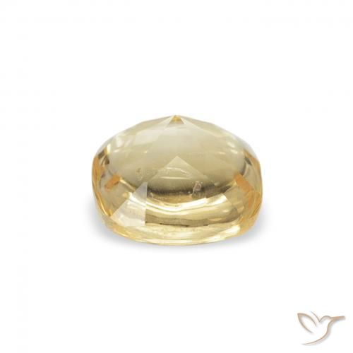 Citrino Dorato naturale da 0.60 ct, Cuscino, Trasparente