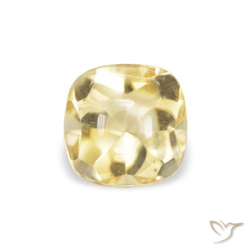 Citrino Dorato naturale da 0.70 ct, Cuscino, Trasparente