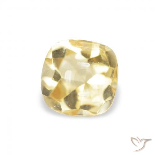 Citrino Dorato naturale da 0.70 ct, Cuscino, Trasparente