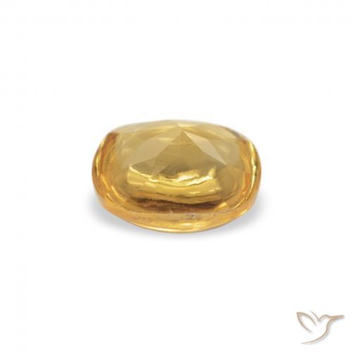 Citrino Oro medio naturale da 0.45 ct, Cuscino, Trasparente