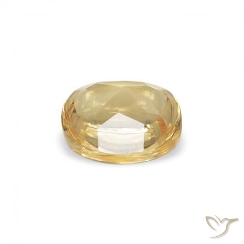 Citrino Dorato naturale da 0.56 ct, Cuscino, Trasparente