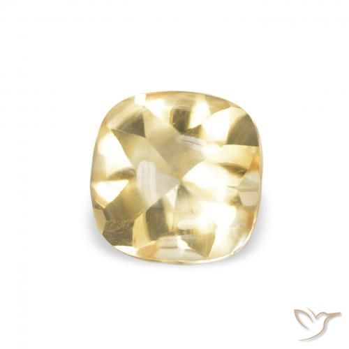 Citrino Dorato naturale da 0.65 ct, Cuscino, Trasparente