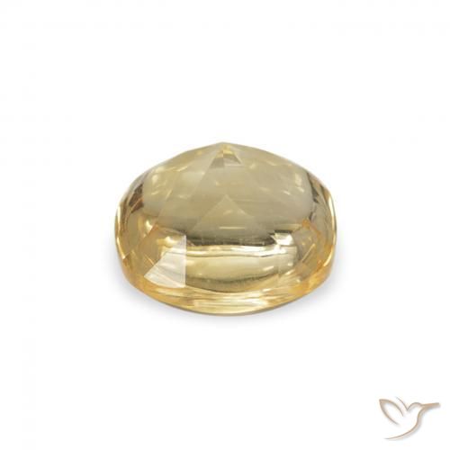 Citrino Dorato naturale da 0.65 ct, Cuscino, Trasparente