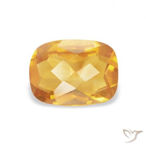 1.18ct Naturale Arancio Medio Citrino, Cuscino, VS