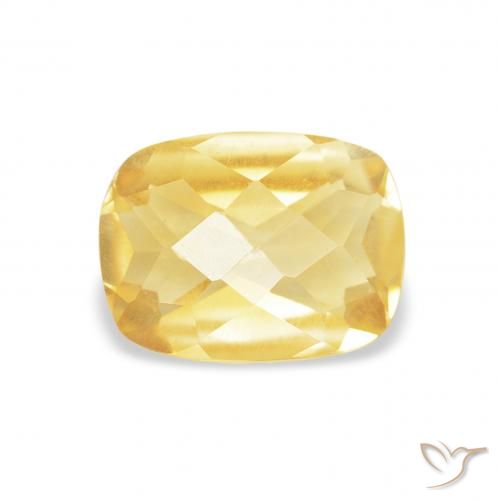1.16ct Naturale Arancio dorato Citrino, Cuscino, VS