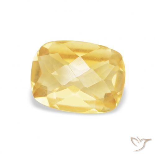 Citrino Arancio dorato naturale da 1.16 ct, Cuscino, VS