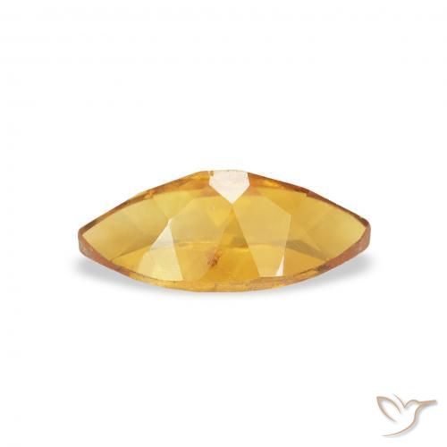 Citrino Arancio dorato naturale da 0.57 ct, Taglio marquise, VS