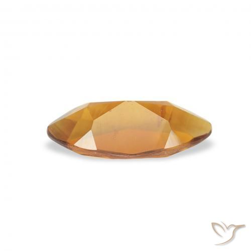 Citrino Arancio Medio naturale da 0.50 ct, Taglio marquise, VS