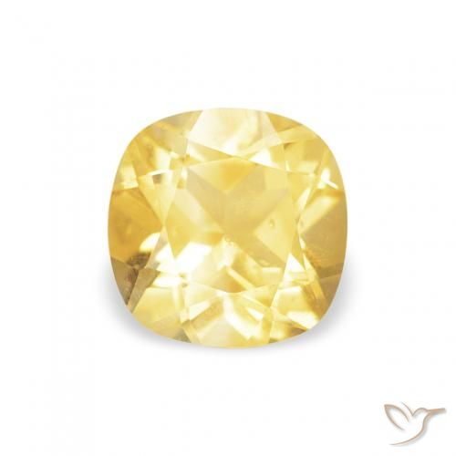 0.46ct Naturale Giallo medio Citrino, Cuscino, VS