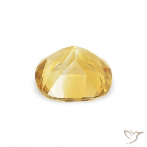 Citrino Giallo medio naturale da 0.46 ct, Cuscino, VS