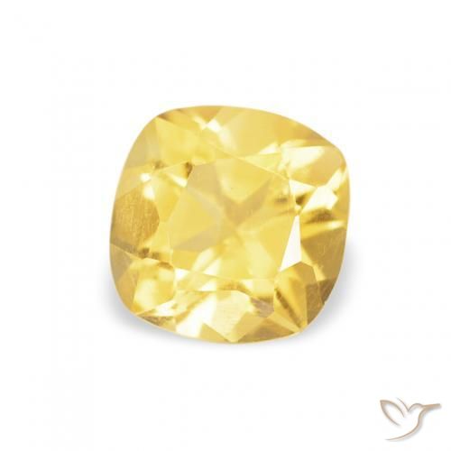 Citrino Oro chiaro naturale da 0.47 ct, Cuscino, VS