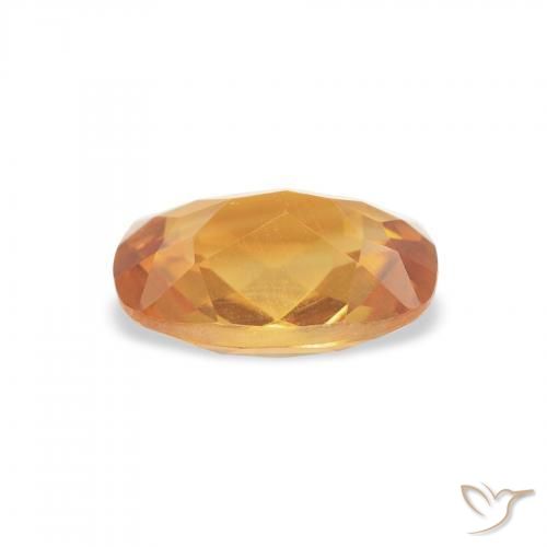 Citrino Arancio intenso-OroG naturale da 1.15 ct, Cuscino, VVS