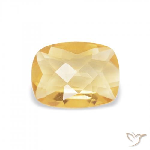 0.93ct Naturale Oro Citrino, Cuscino, VVS