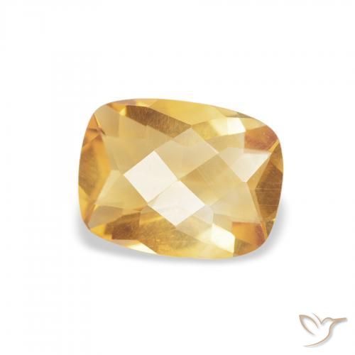 Citrino Dorato naturale da 0.96 ct, Cuscino, VVS