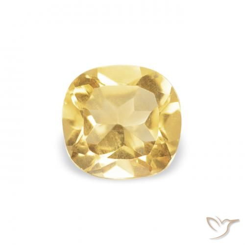 0.37ct Naturale Oro Citrino, Cuscino, VVS