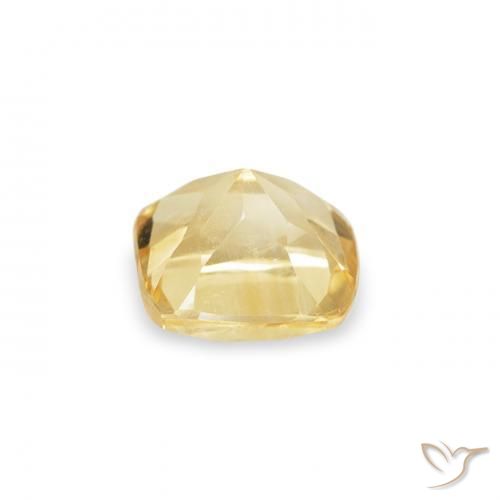 Citrino Giallo Toscana naturale da 0.40 ct, Cuscino, VVS