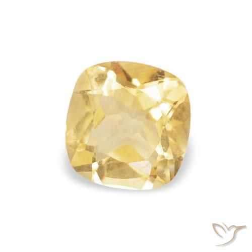 Citrino Dorato medio naturale da 0.47 ct, Cuscino, VVS