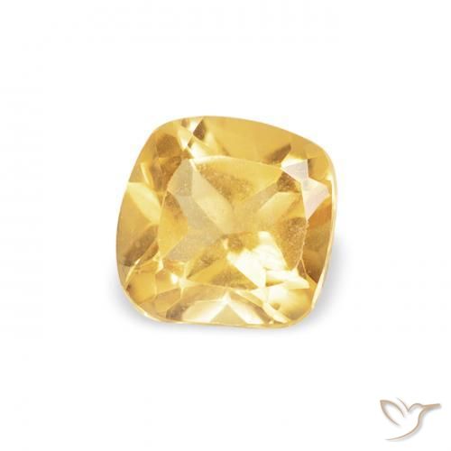 Citrino Oro naturale da 0.44 ct, Cuscino, VVS